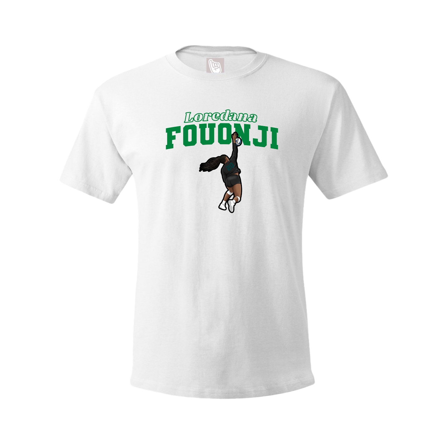 Tee — Name Arch in White