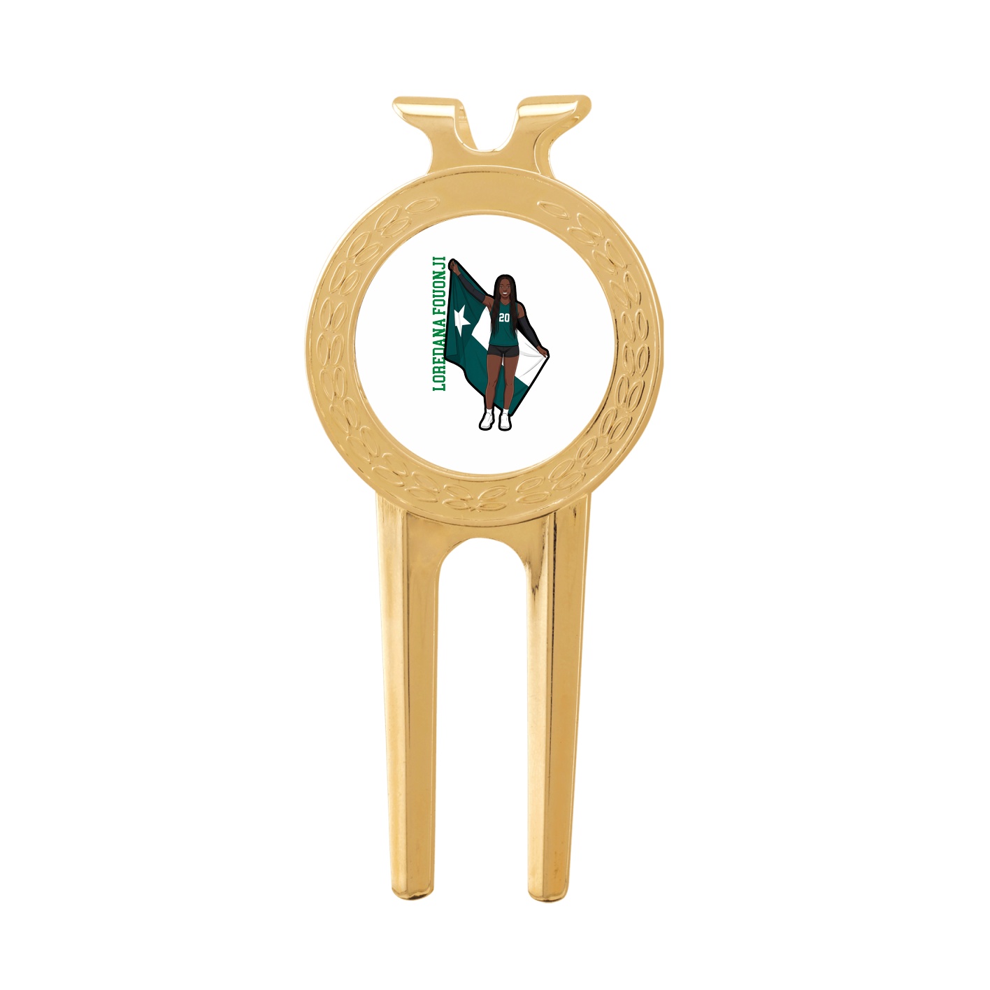 Divot Tool with Ball Marker — Name Vertical in Classic