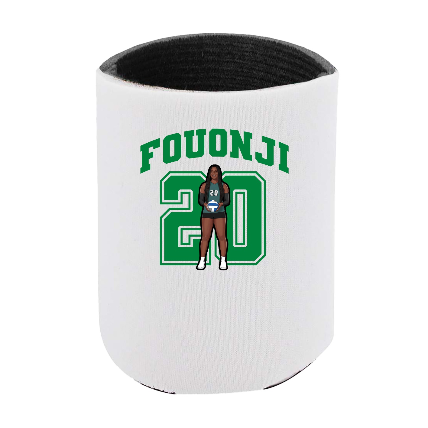 Can Holder — Number in White
