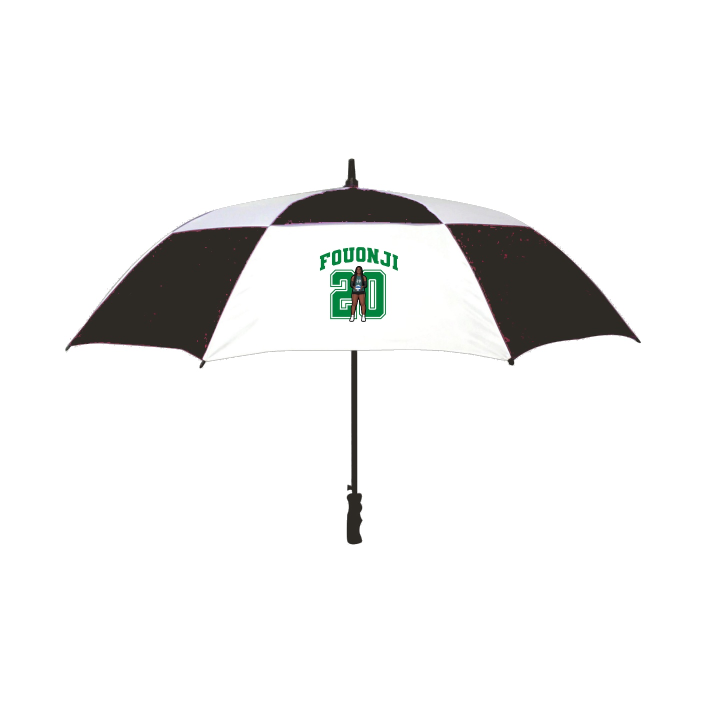 Golf Umbrella — Number in Black
