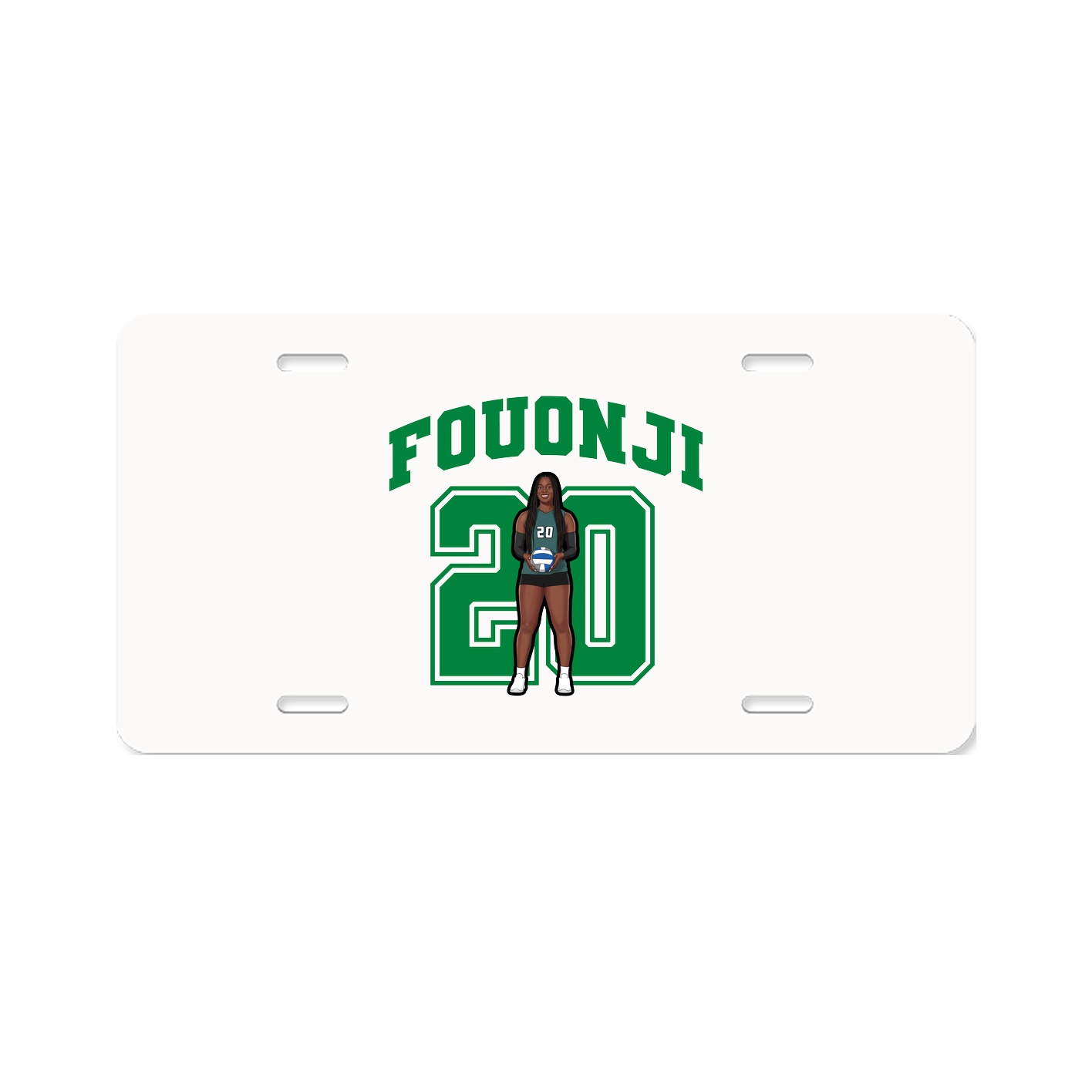 License Plate — Number in Classic