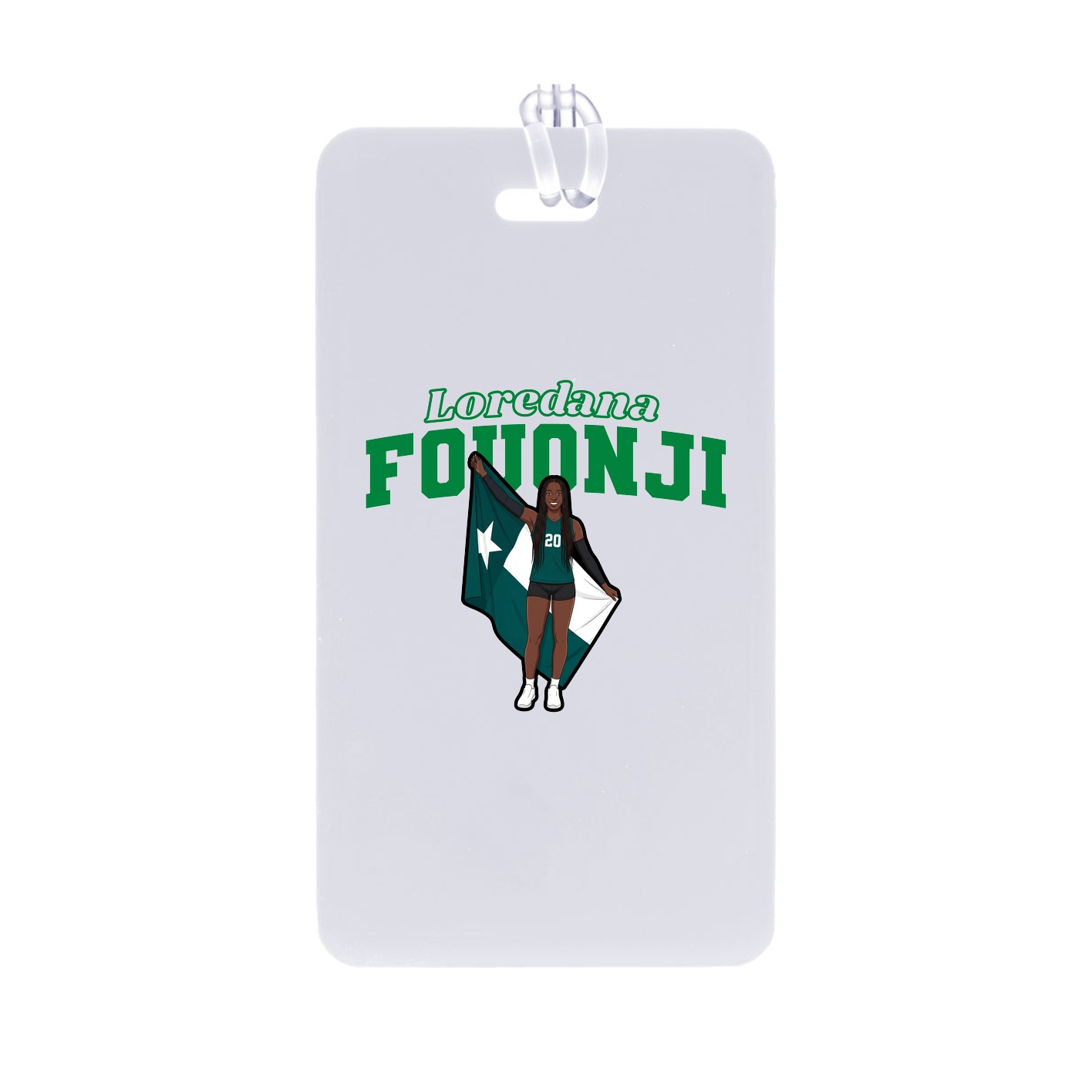 Bag Tag — Name Arch in Classic