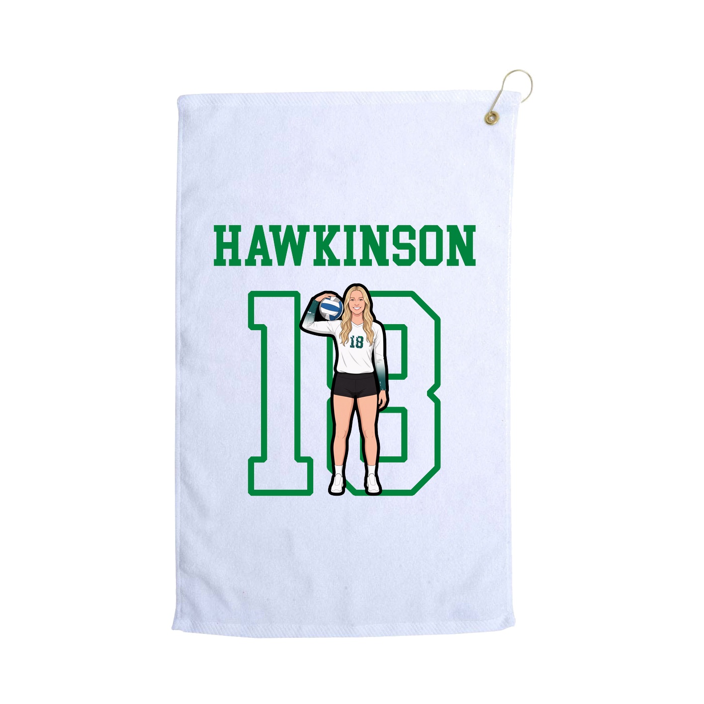 Golf Towel — Shirsey in White