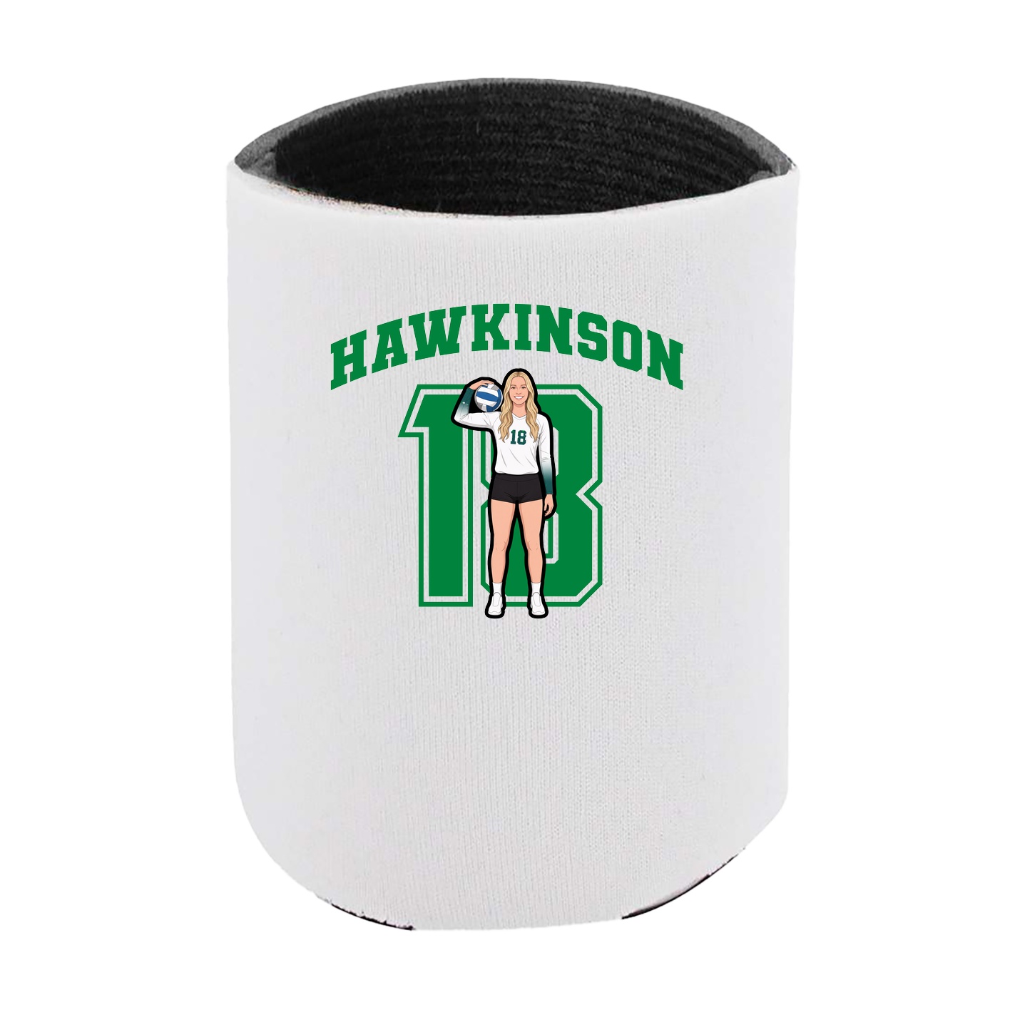 Can Holder — Number in White
