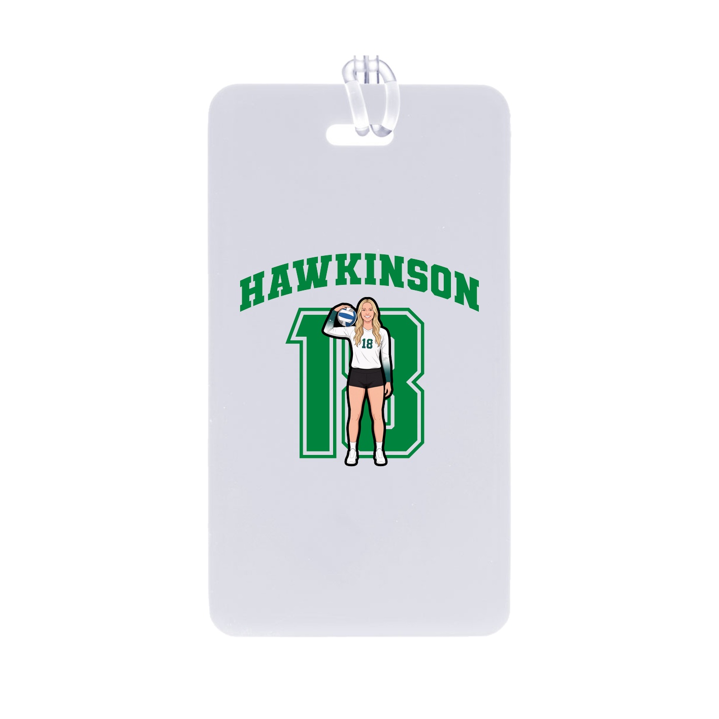 Bag Tag — Number in Classic