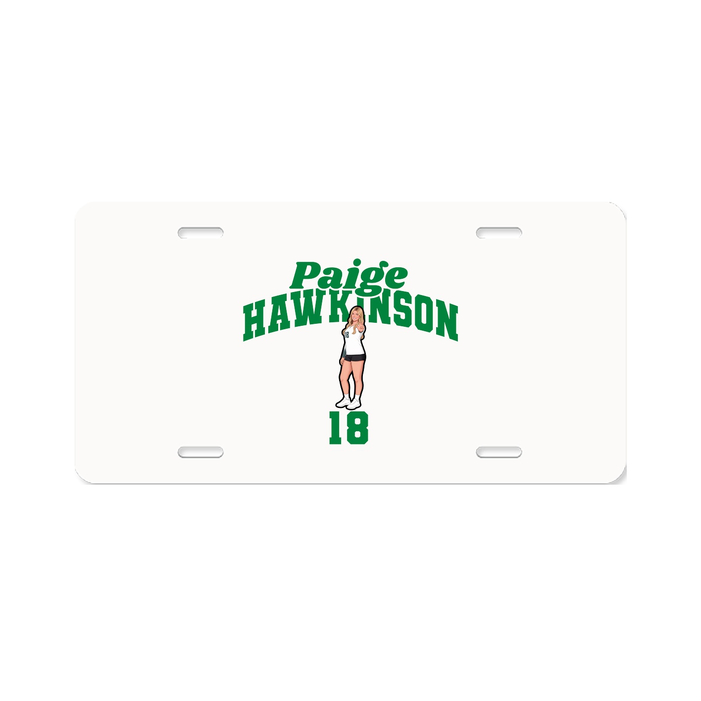 License Plate — Signature Arch in Classic