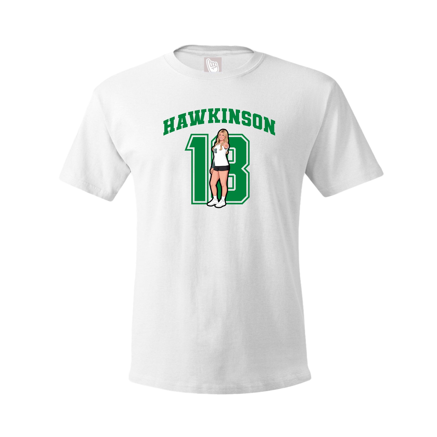 Tee — Number in White