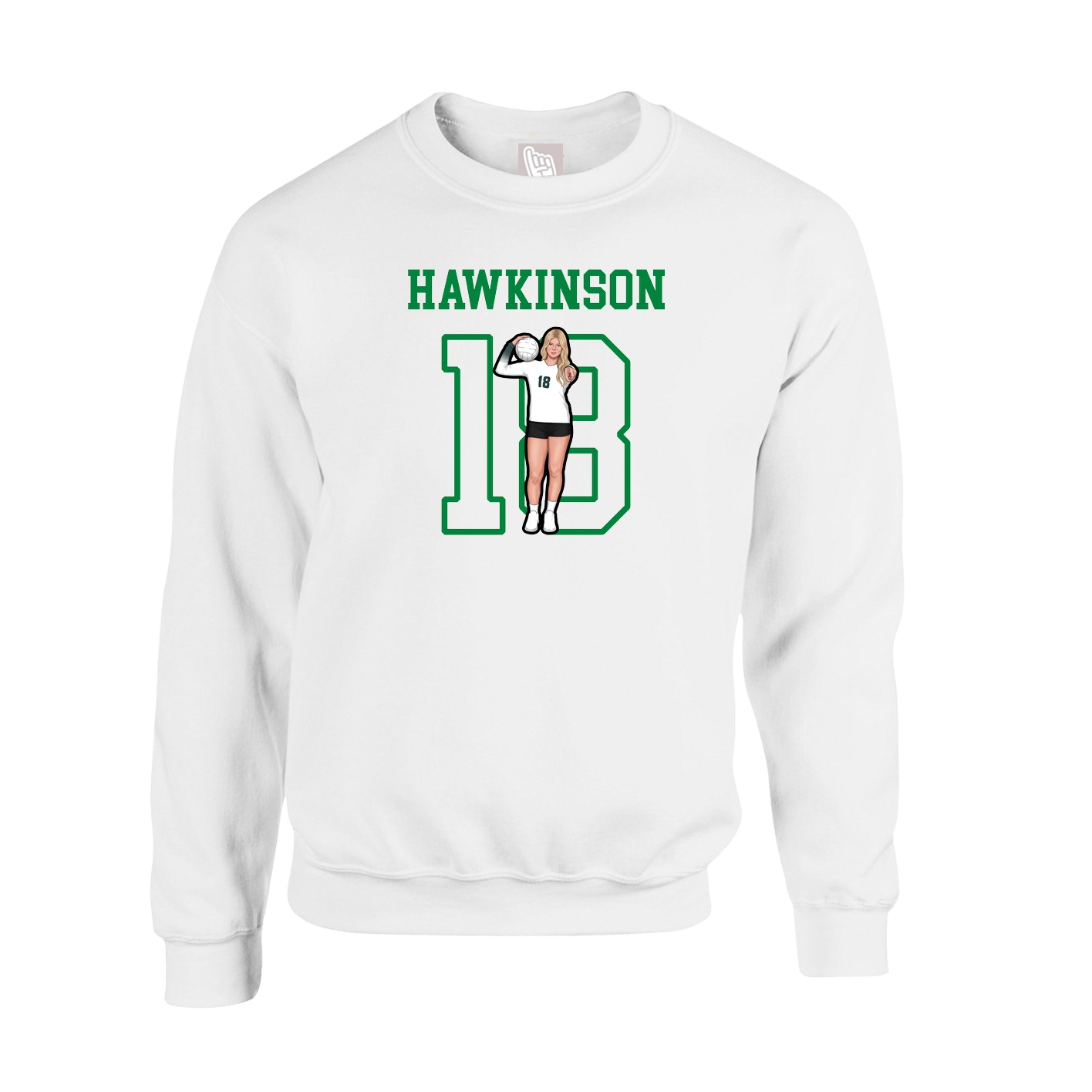 Fleece Crew — Shirsey in White