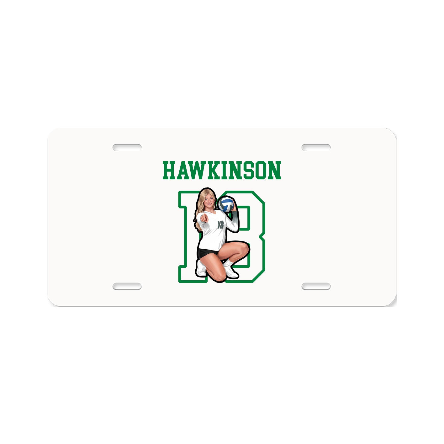 License Plate — Shirsey in Classic