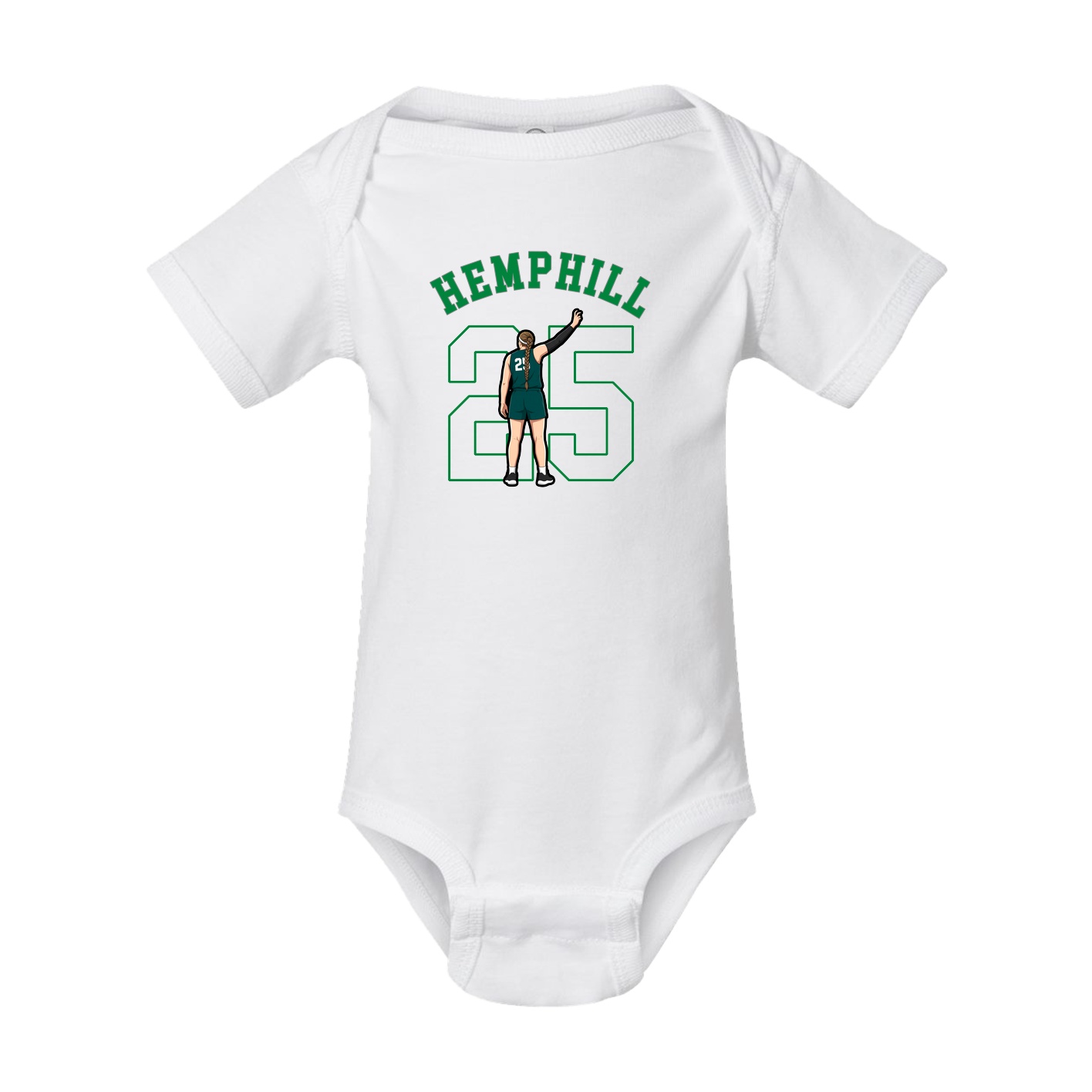 Baby Onesie — Shirsey Arch in White