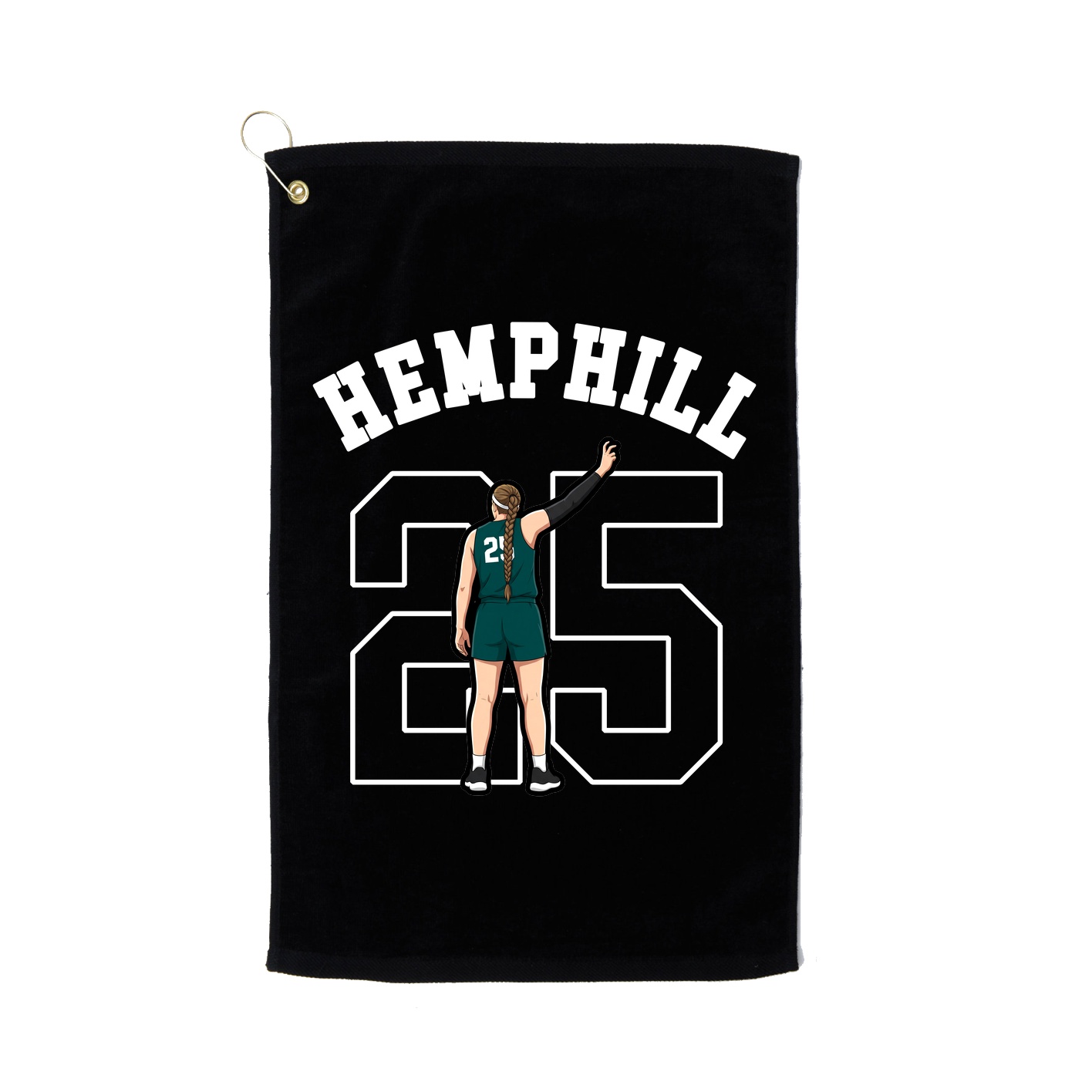 Golf Towel — Shirsey Arch in Black