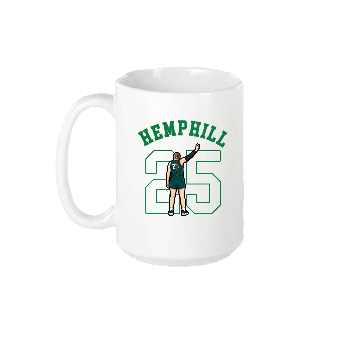 15oz Coffee Mug — Shirsey Arch in White
