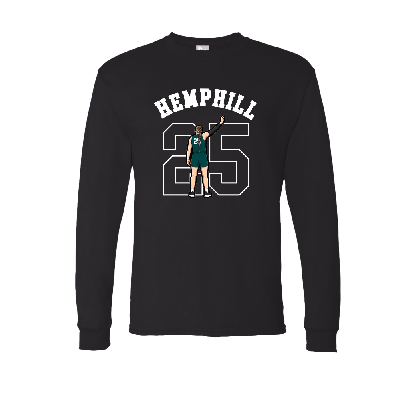 Long Sleeve Tee — Shirsey Arch in Black