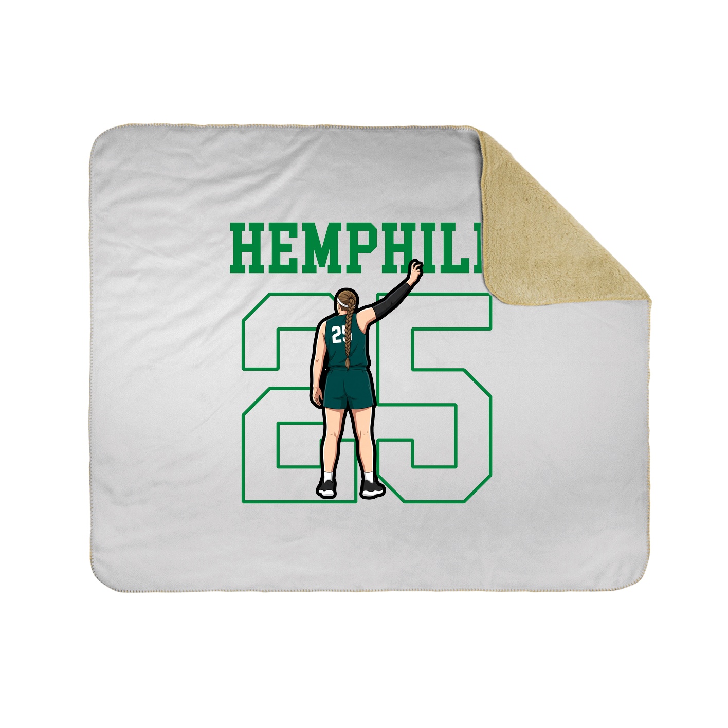 Throw Blanket — Shirsey in White