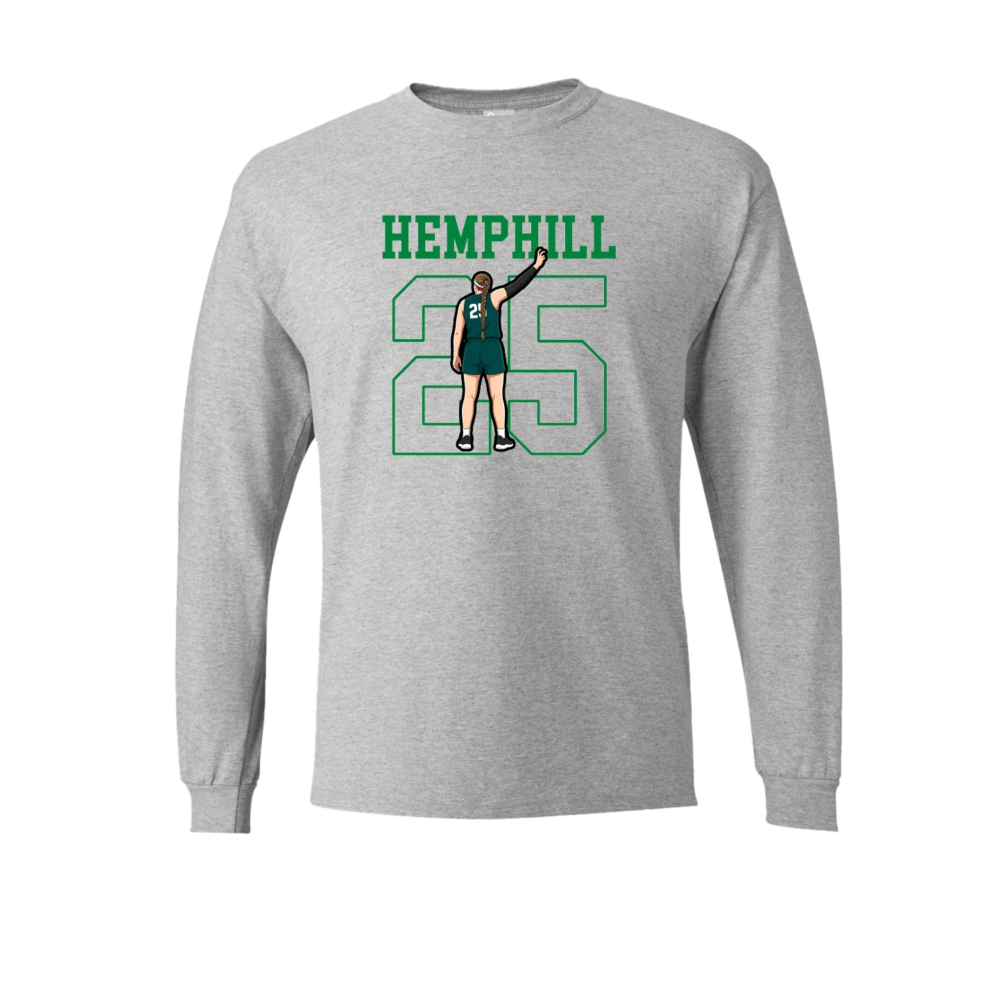 Long Sleeve Tee — Shirsey in Grey