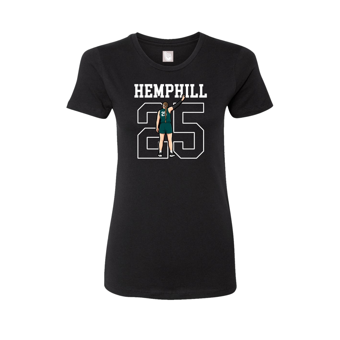 Fitted Women's Tee — Shirsey in Black