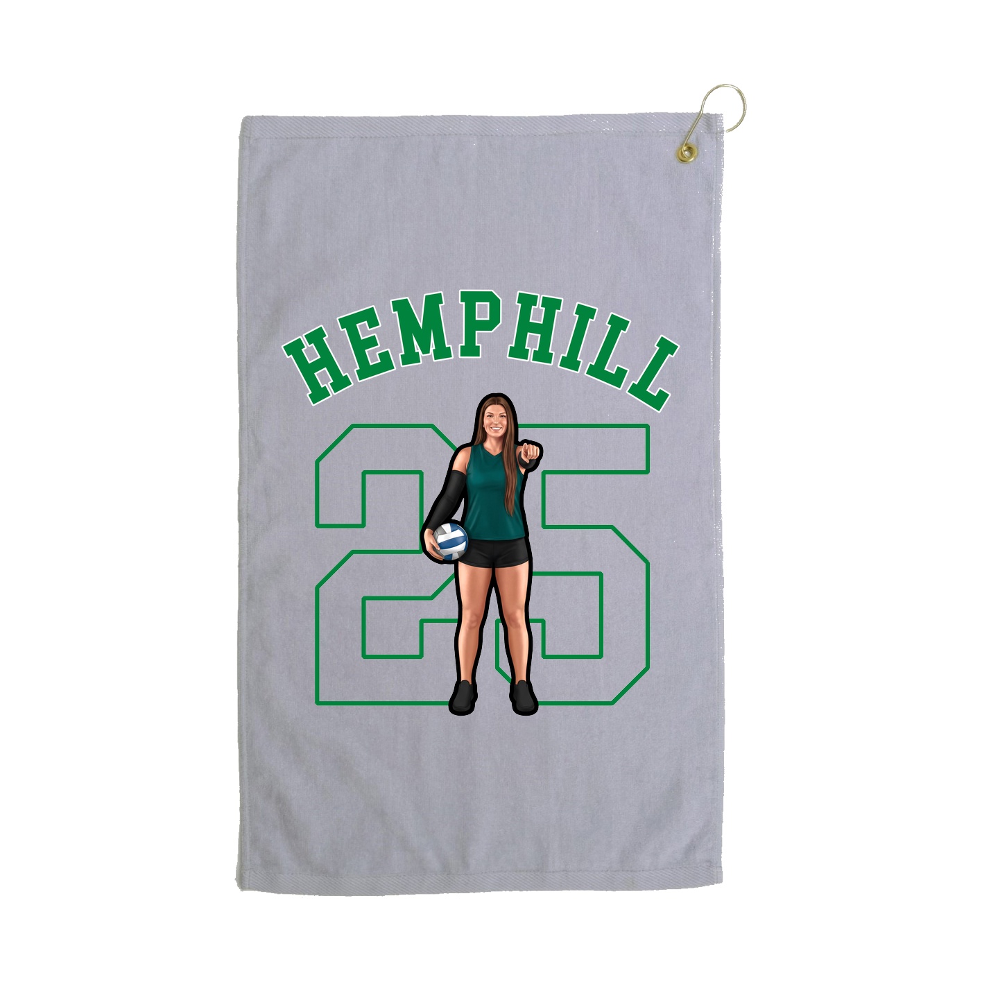 Golf Towel — Shirsey Arch in Grey