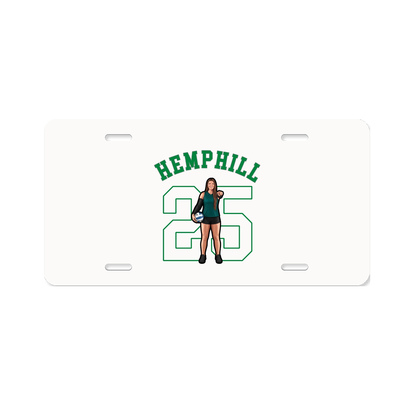 License Plate — Shirsey Arch in Classic