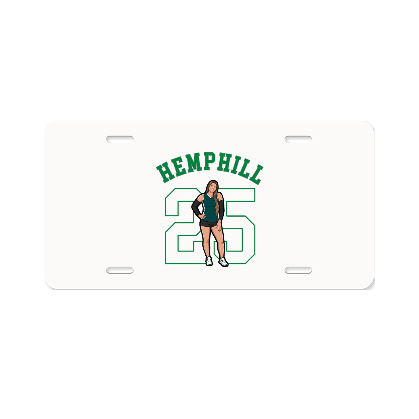 License Plate — Shirsey Arch in Classic