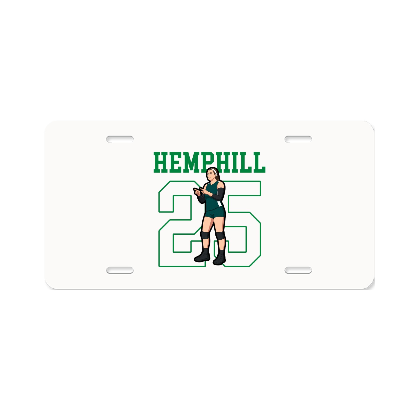 License Plate — Shirsey in Classic