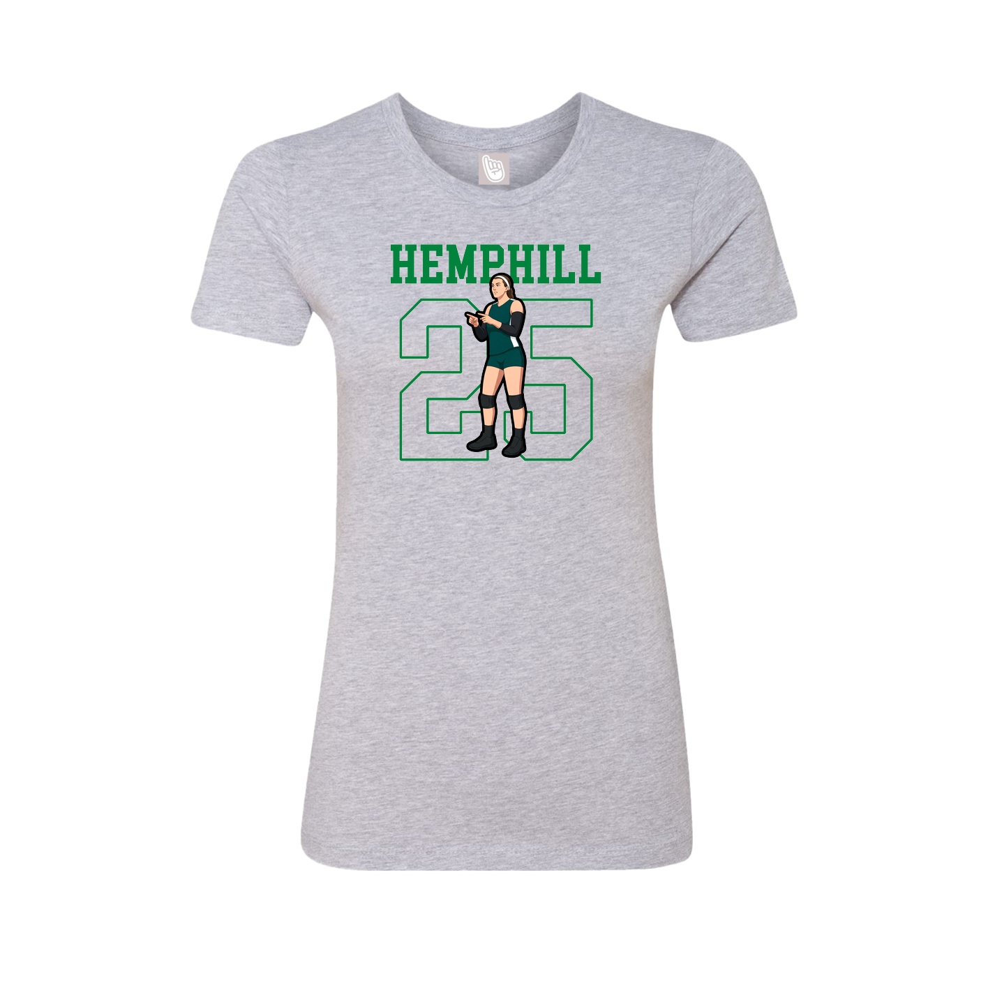Fitted Women's Tee — Shirsey in Grey