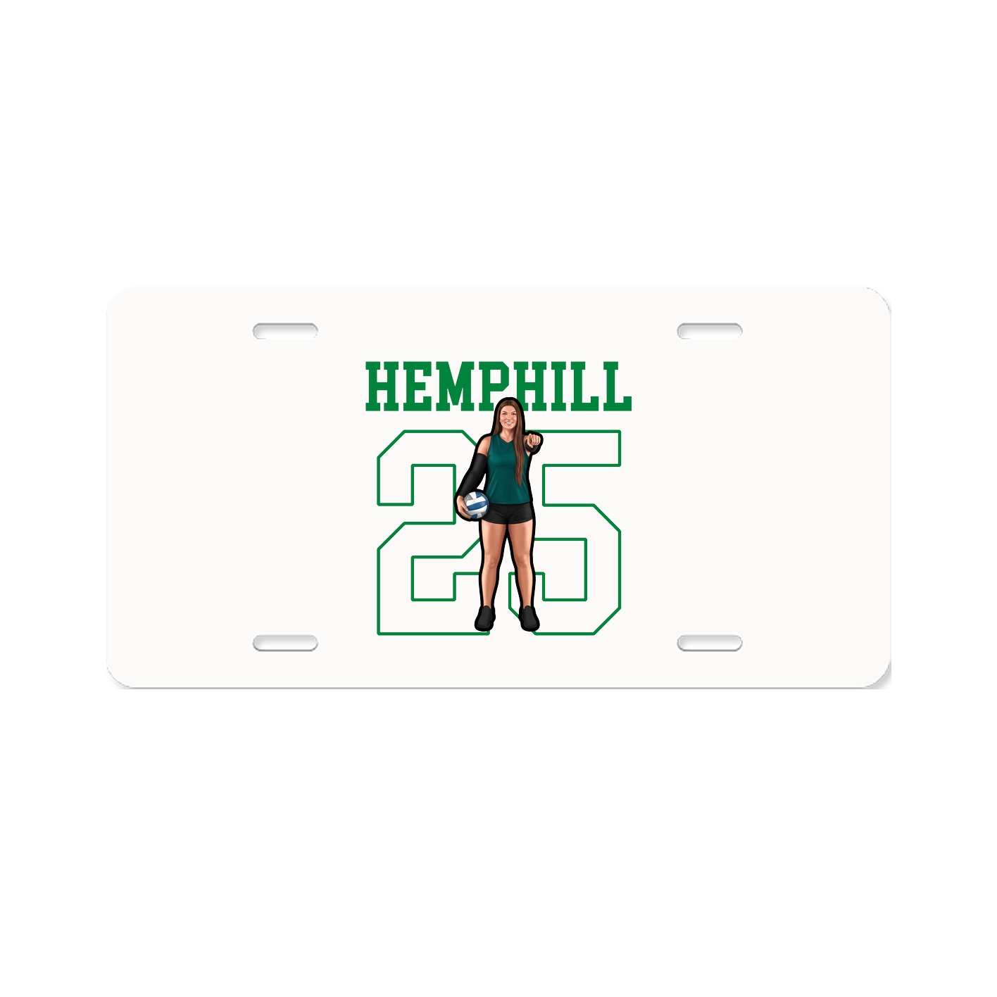 License Plate — Shirsey in Classic