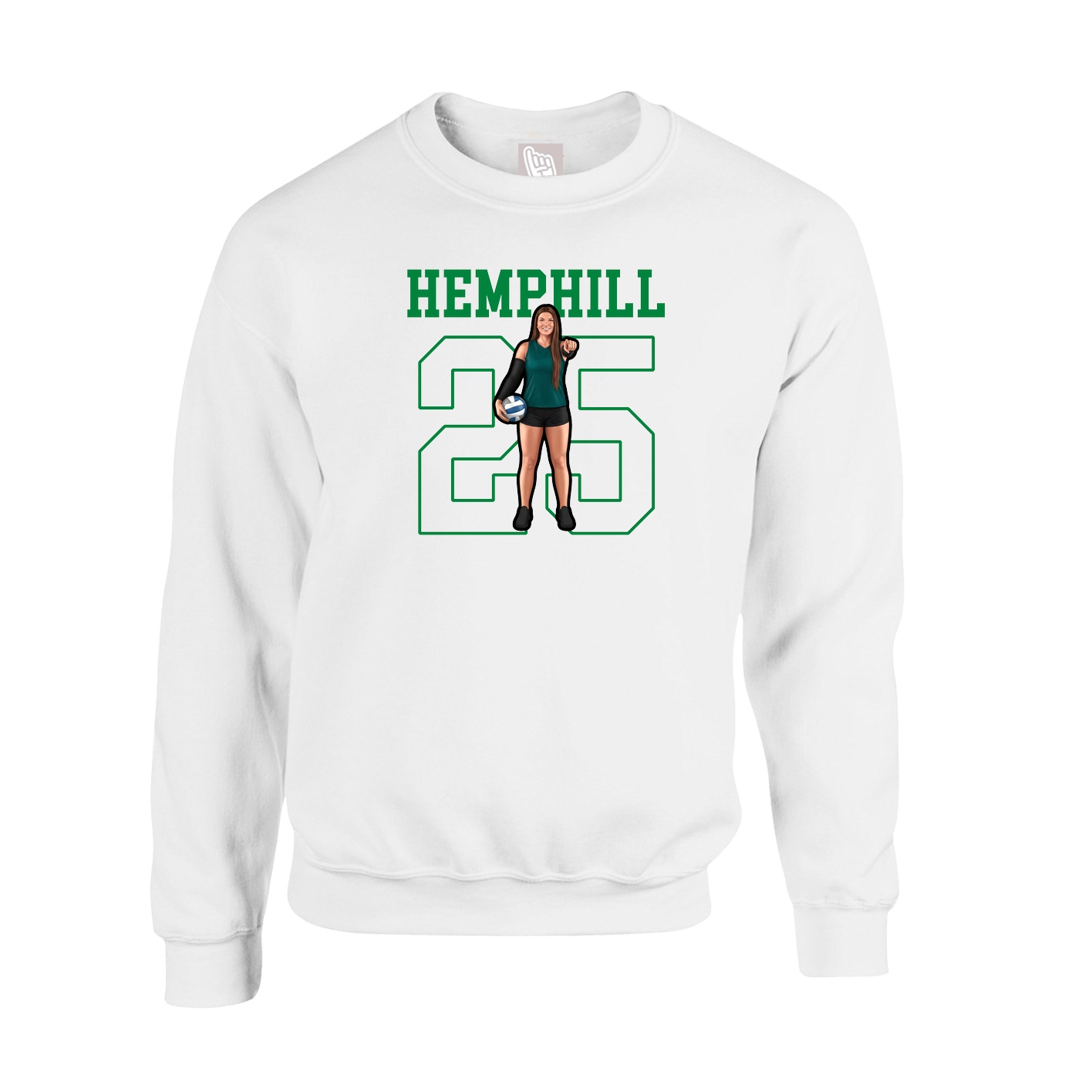 Fleece Crew — Shirsey in White