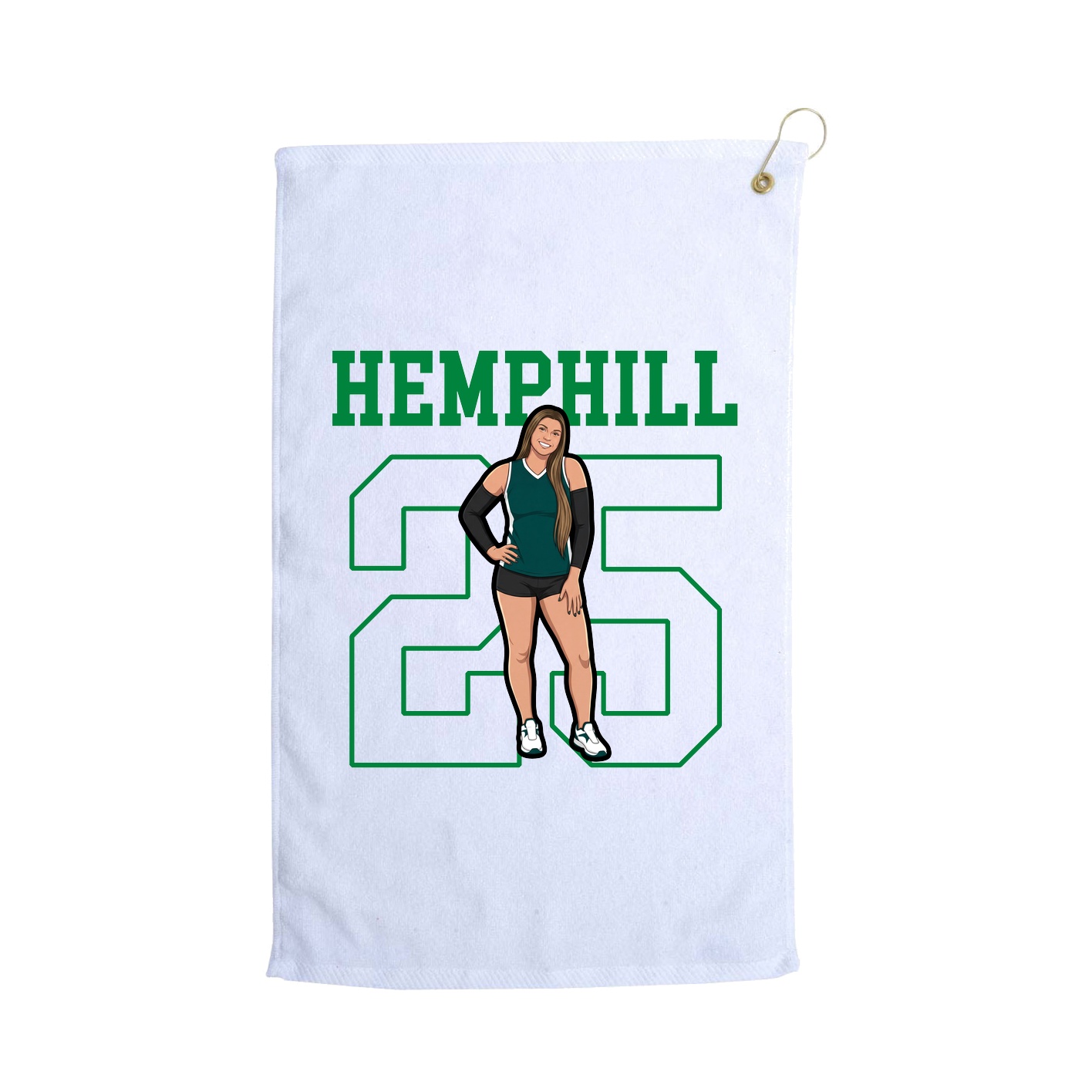Golf Towel — Shirsey in White