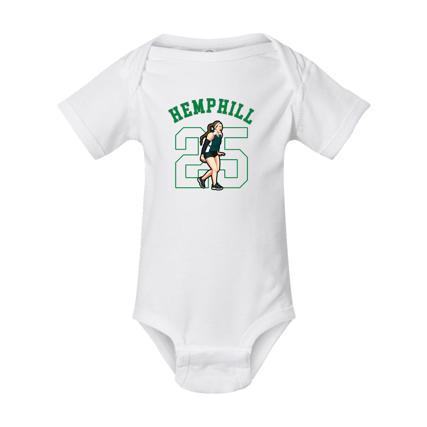 Baby Onesie — Shirsey Arch in White