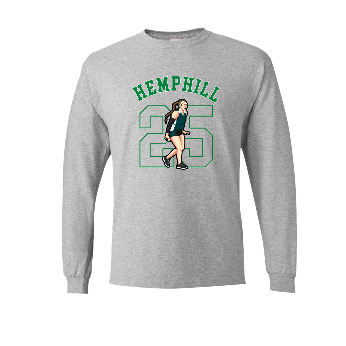 Long Sleeve Tee — Shirsey Arch in Grey