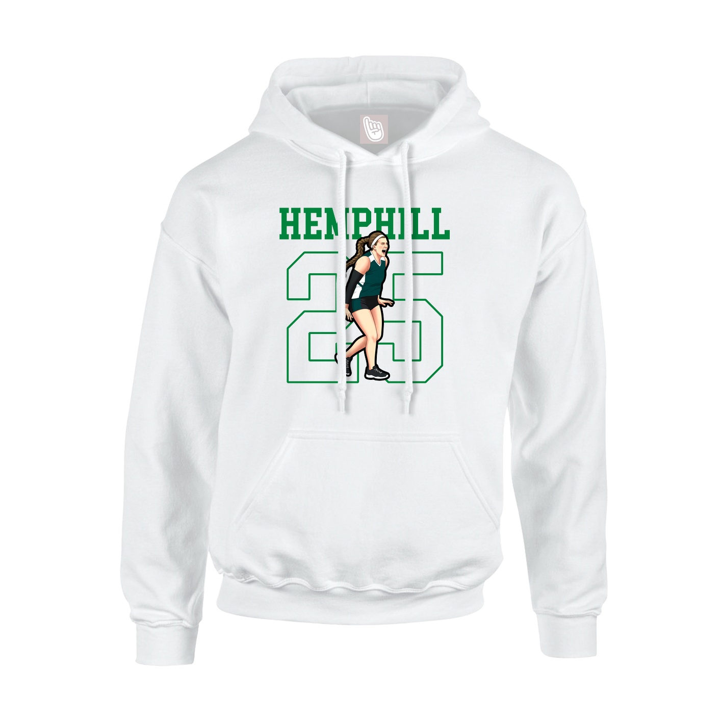 Hoodie — Shirsey in White