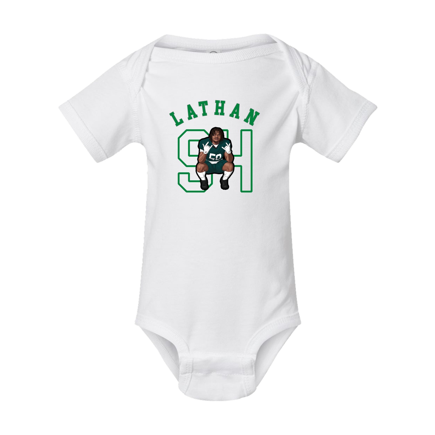 Baby Onesie — Shirsey Arch in White