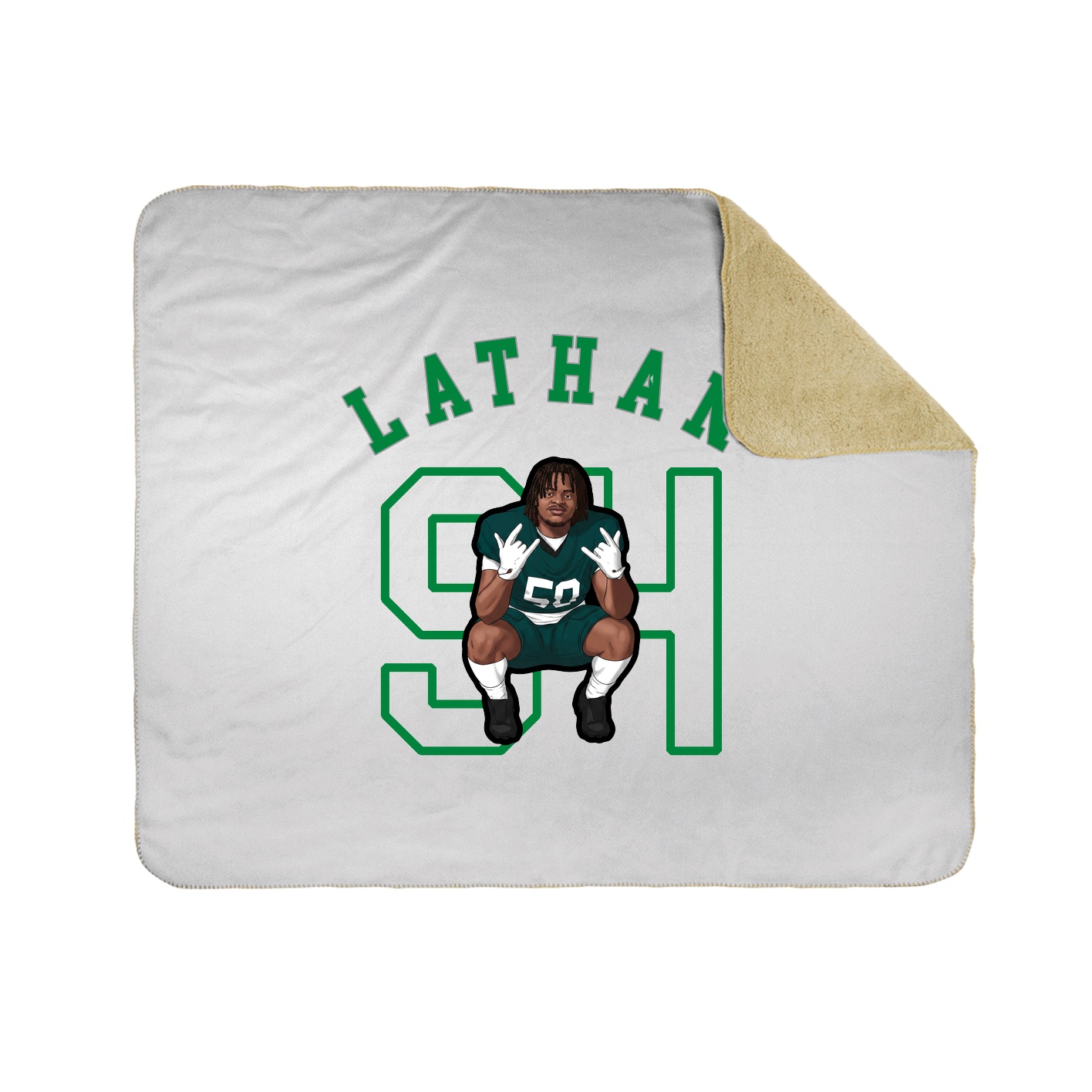 Throw Blanket — Shirsey Arch in White