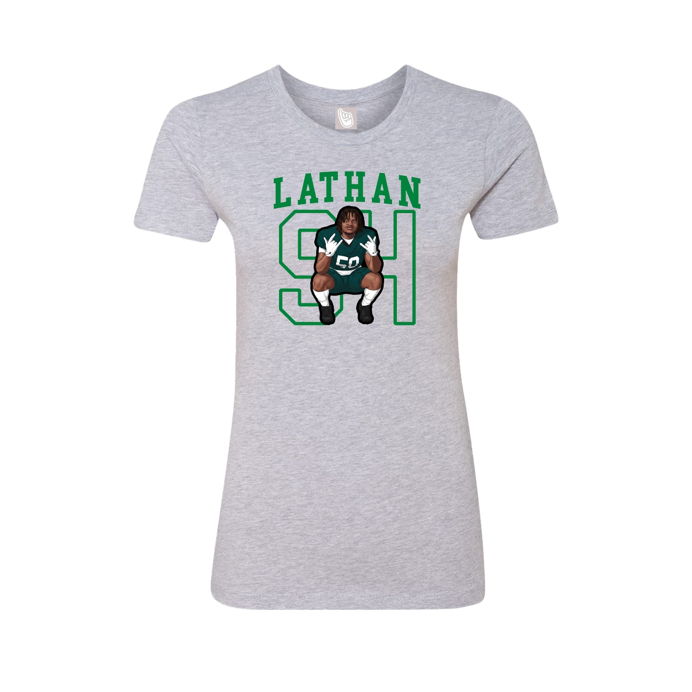 Fitted Women's Tee — Shirsey in Grey
