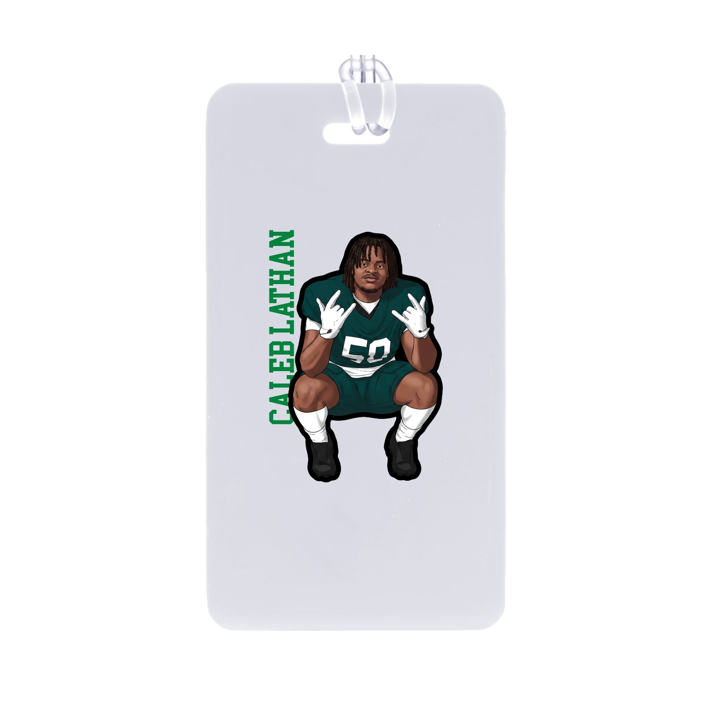 Bag Tag — Name Vertical in Classic