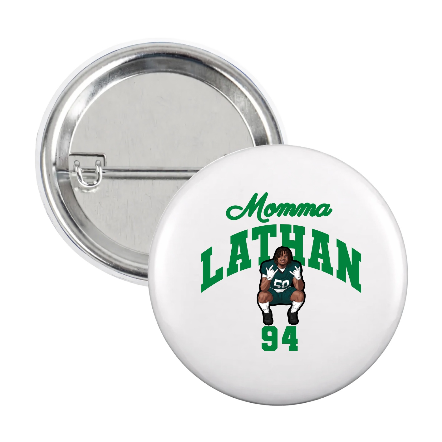 Game Day Button — Mothers Day Arch in White