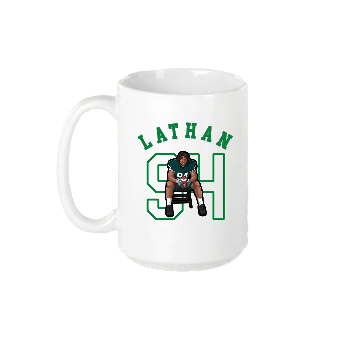 15oz Coffee Mug — Shirsey Arch in White
