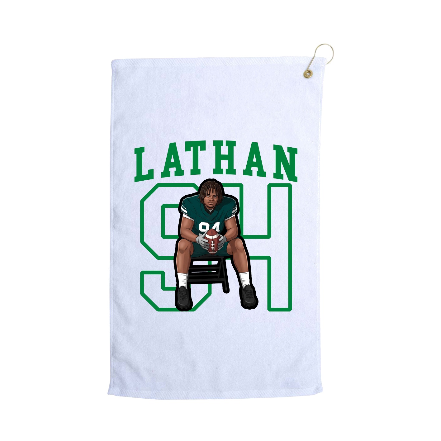 Golf Towel — Shirsey in White
