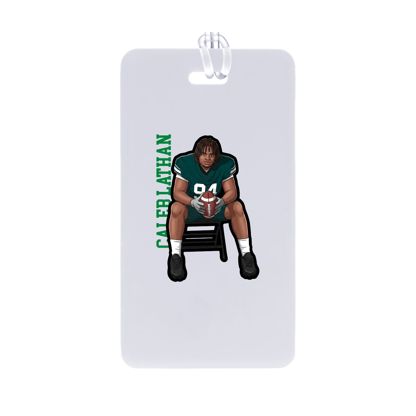 Bag Tag — Name Vertical in Classic