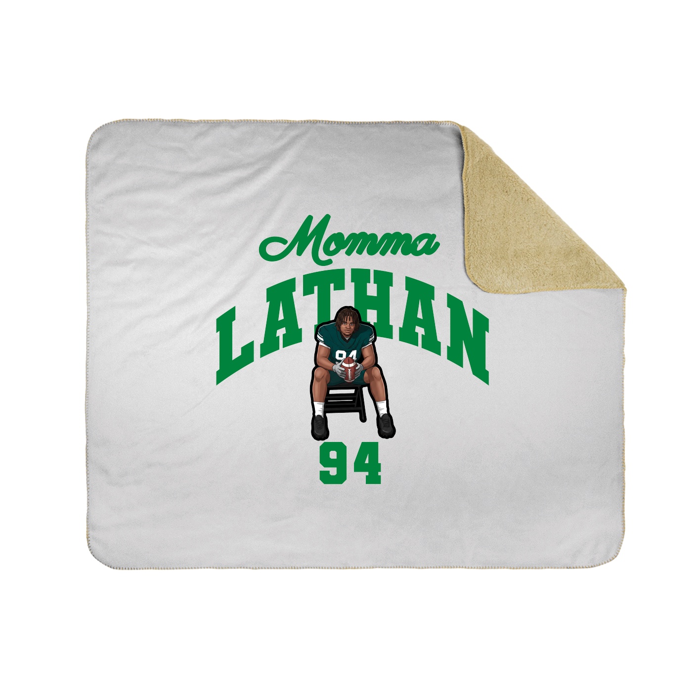 Throw Blanket — Mothers Day Arch in White