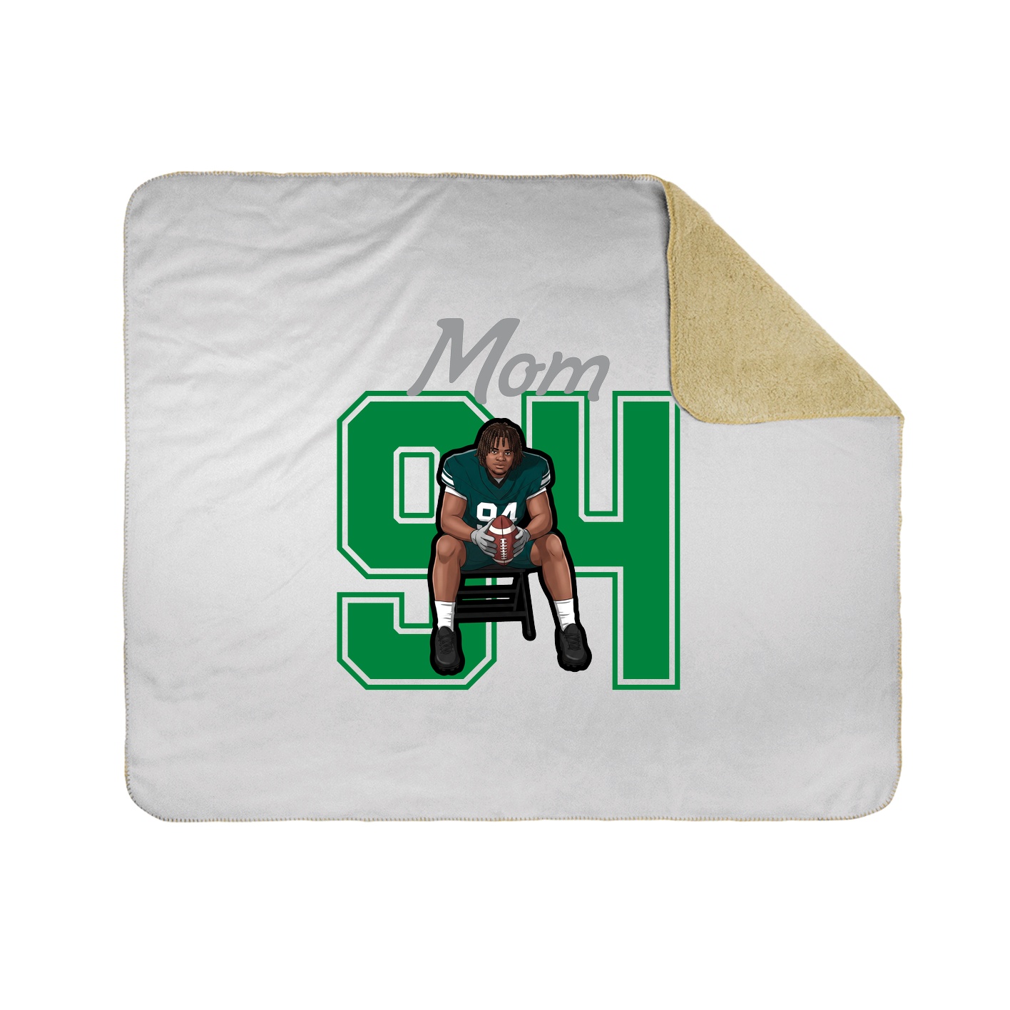 Throw Blanket — Mothers Day Shirsey in White