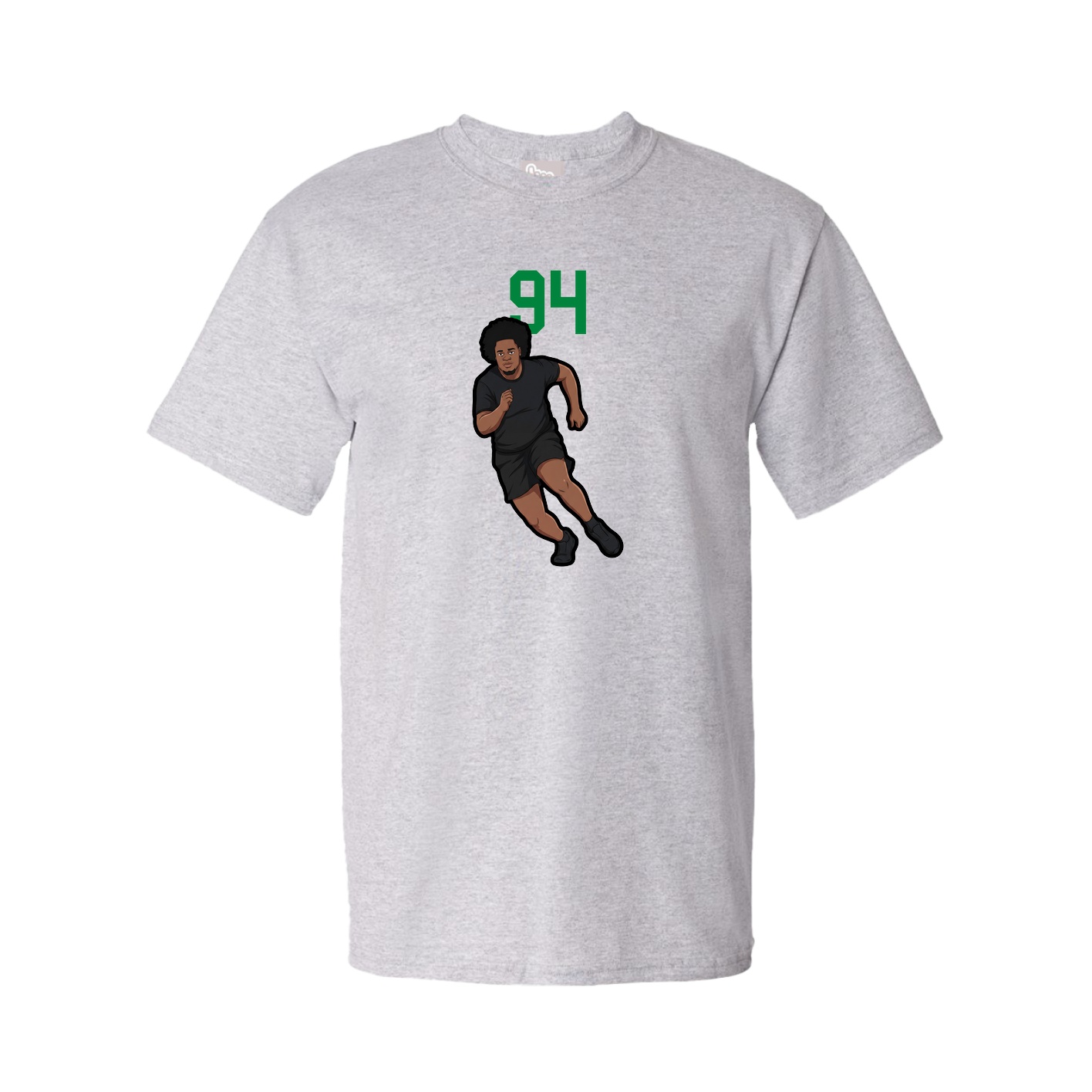 Tee — Number Top in Grey