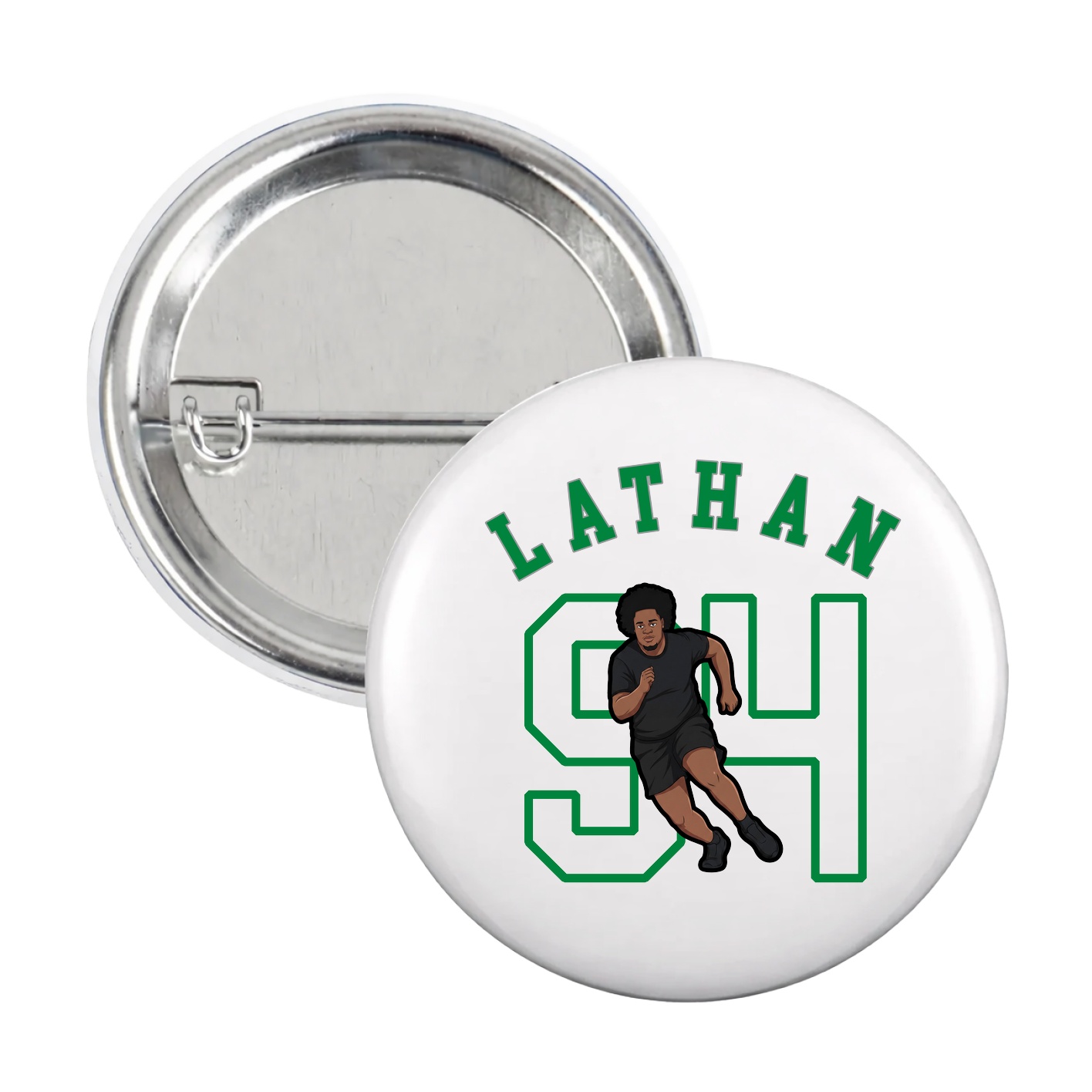 Game Day Button — Shirsey Arch in White