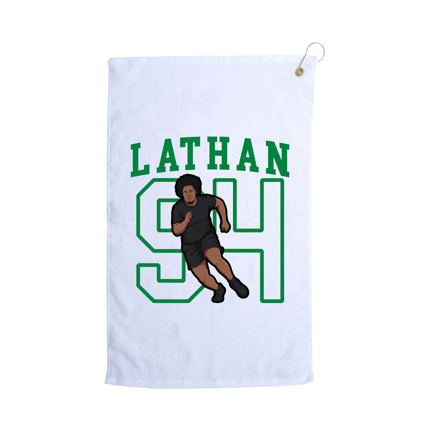 Golf Towel — Shirsey in White