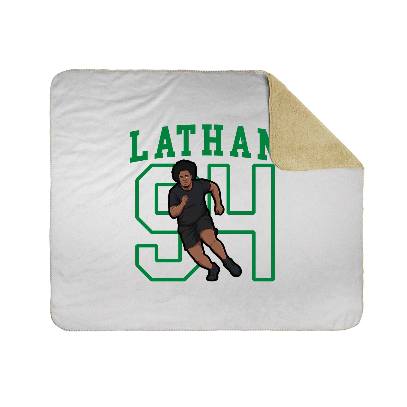 50x60 Sherpa Lined Throw Blanket