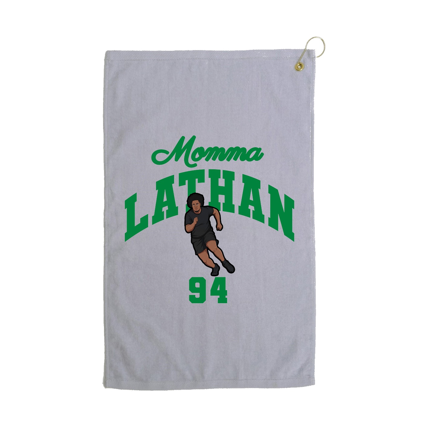 Golf Towel — Mothers Day Arch in Grey
