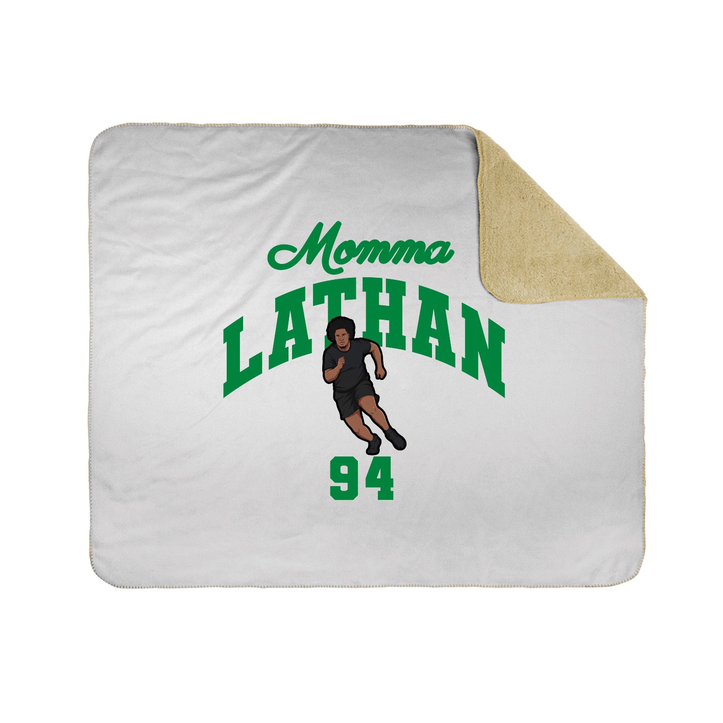 Throw Blanket — Mothers Day Arch in White