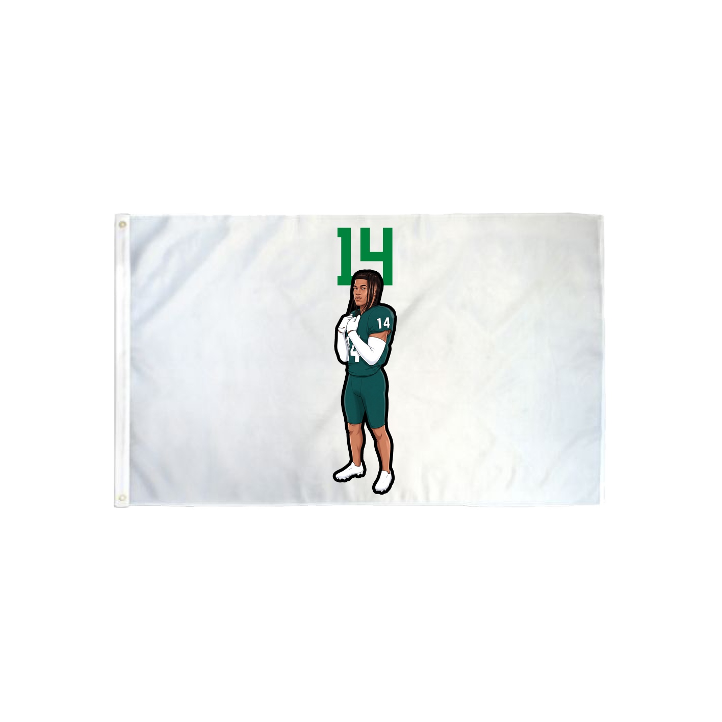 3x5 Flag — Number Top in Classic