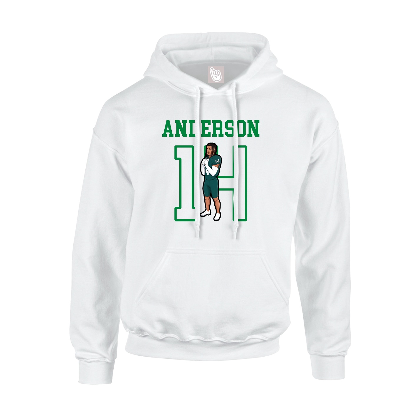 Youth Hoodie — Shirsey in White