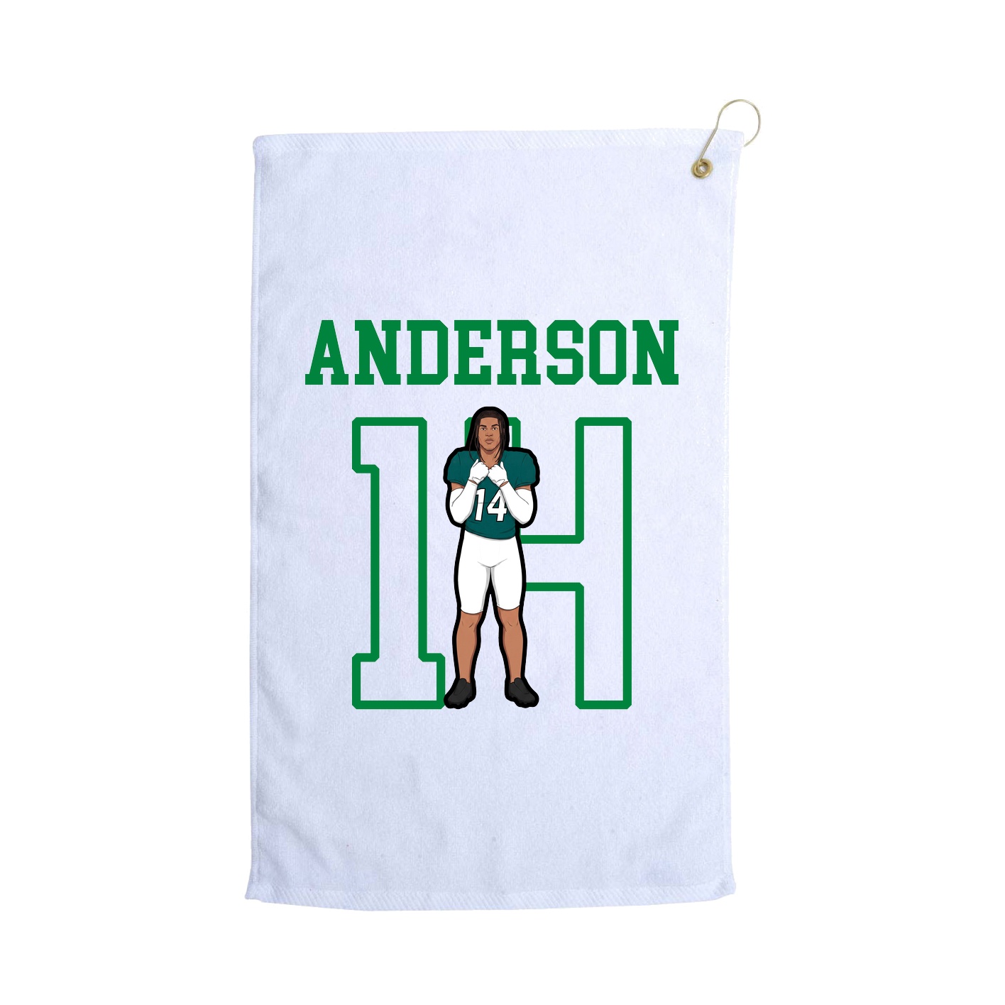 Golf Towel — Shirsey in White